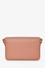 Burberry Pink Leather/House Check Canvas Crossbody Bag