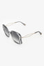 Chloe Grey Acrylic Blue Translucent Sunglasses