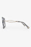 Chloe Grey Acrylic Blue Translucent Sunglasses