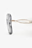 Chloe Grey Acrylic Blue Translucent Sunglasses