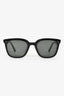 Gentle Monster Black Acrylic 'Queenie' Sunglasses