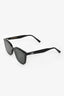Gentle Monster Black Acrylic 'Queenie' Sunglasses