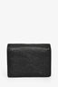 Gucci Black Leather GG Embossed Bow Bifold Wallet