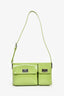 By Far Green Patent Semi Billy Shoulder Bag
