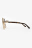 Dolce & Gabbana Gold Tone Square Sunglasses