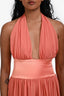 Arcina Ori Coral Deep-V Maxi Dress Size XS