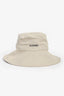 Jacquemus Beige Linen/Cotton 'The de-Nîmes' Bucket Hat Size 58