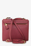 Salvatore Ferragamo Pink Grained Leather Mya Crossbody Bag