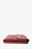 Salvatore Ferragamo Pink Grained Leather Mya Crossbody Bag