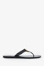 Gucci Black Leather 'GG' Marmont Sandals Size 41