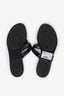 Gucci Black Leather 'GG' Marmont Sandals Size 41