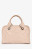 Pre-Loved Chanel™ 2014 Pink Caviar Quilted Small Deauville Bowling Bag