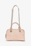 Pre-Loved Chanel™ 2014 Pink Caviar Quilted Small Deauville Bowling Bag