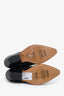 Isabel Marant Black Suede Western Ankle Boots Size 39