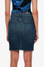 Nili Lotan Blue Denim Mini Skirt Size 26
