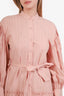 Shona Joy Linen Ruffled Wrap Tie Mini Dress Size 2