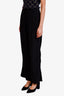 Acne Studios Black Silk Straight Leg Pants Size 34