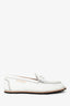 Marni White Leather Loafers Size 39