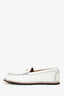 Marni White Leather Loafers Size 39