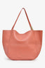Jimmy Choo Pink Leather Large Tote Bag