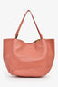 Jimmy Choo Pink Leather Large Tote Bag