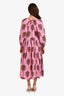 Alix Of Bohemia Pink Cotton Floral Long Sleeve Maxi Dress Size M