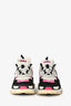 Balenciaga White/Pink Leather Triple S Sneakers Size 35