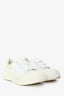 Alexander McQueen Off White Canvas/Rubber Deck Plimsoll Sneakers Size 35