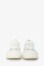 Alexander McQueen Off White Canvas/Rubber Deck Plimsoll Sneakers Size 35