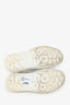 Alexander McQueen Off White Canvas/Rubber Deck Plimsoll Sneakers Size 35