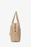 Prada Beige Saffiano Leather Lux Bauletto Top Handle