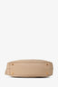 Prada Beige Saffiano Leather Lux Bauletto Top Handle