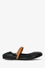 Hermès Black Leather 'Jolly' Ballet Flat Size 35.5
