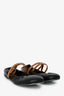 Hermès Black Leather 'Jolly' Ballet Flat Size 35.5
