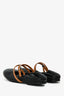 Hermès Black Leather 'Jolly' Ballet Flat Size 35.5