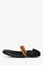 Hermès Black Leather 'Jolly' Ballet Flat Size 35.5