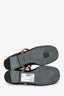 Hermès Black Leather 'Jolly' Ballet Flat Size 35.5
