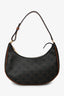 Celine 2020 Brown Leather/Canvas Triomphe Ava Shoulder Bag