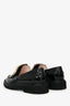 Roger Vivier Black Patent Viv' Rangers Strass Loafers Size 34.5