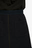 Pre-Loved Chanel™ 2017 Navy Tweed Velcro Trim Mini Skirt Size 38