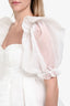 Selkie White Puff Max Dress Size S