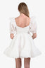 Selkie White Puff Max Dress Size S