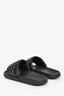 Burberry Black Quilted Leather TB Slides Size 41
