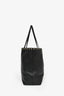 Valentino Black Leather Rockstud Tote