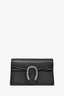 Gucci Black Leather Super Mini Dionysus Chain Bag