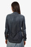 DSquared2 Indigo Denim Crystal Embellished Shirt Size 46