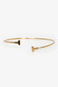 Tiffany & Co 18K Yellow Gold T-Wire Narrow Bracelet