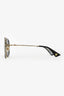 Gucci Black/Gold Mirrored Aviators