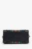 Celine 2017 Plaid Print Tartan Nano Luggage Tote Bag With Strap