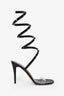 Valentino Black Rockstud Wrap Heels Size 37.5